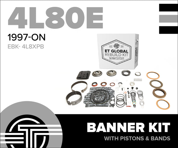 4L80E - GM - 1997-ON - BANNER KIT (W/PISTONS & BANDS)