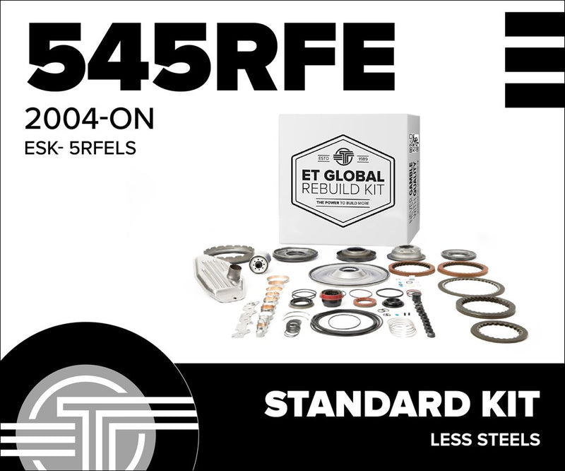 45/545RFE TRANSMISSION STANDARD REBUILD KIT (L/STEELS)- CHRYSLER/DODGE - 2004-ON