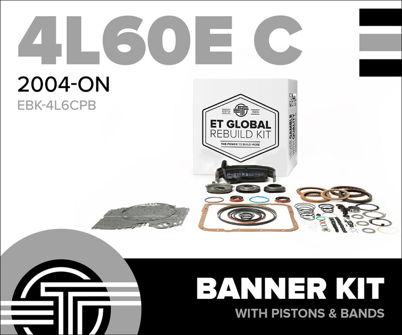 4L60E C - GM - 2004-ON - BANNER KIT (W/PISTONS & BAND - 0.065" 3-4)