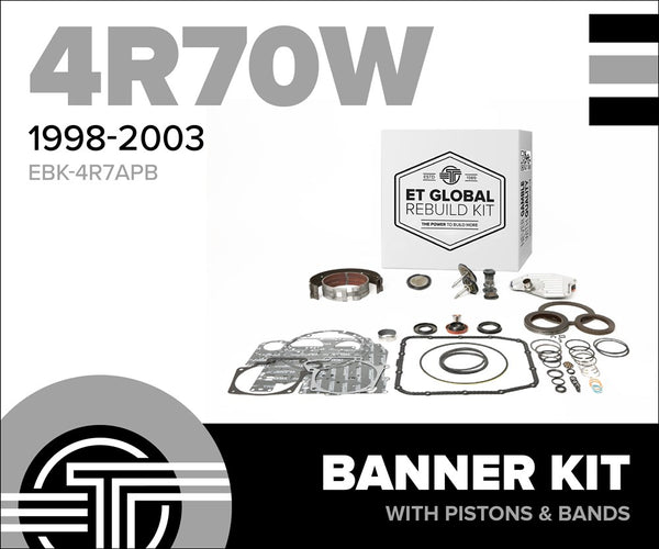 4R70W - FORD - 1998-2003 - BANNER KIT (W/PISTONS & BANDS)