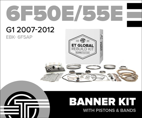 6F50/55E G1 - FORD - 2007-2012 - BANNER KIT (W/PISTONS)