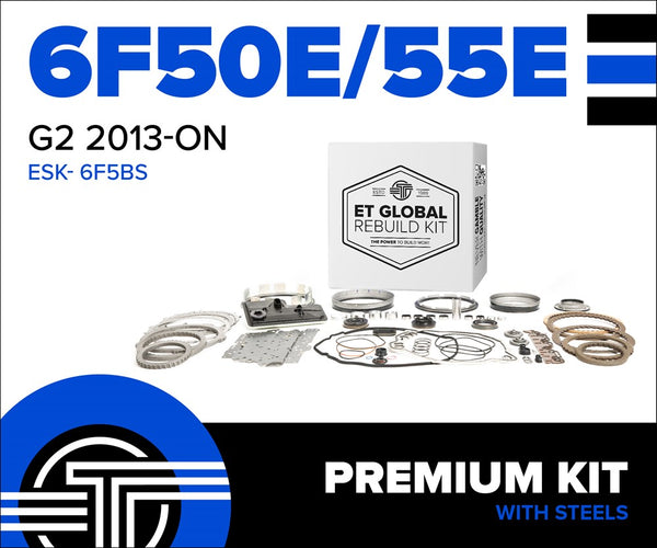 6F50/55E G2 - FORD - 2013-ON - PREMIUM KIT (W/STEELS)