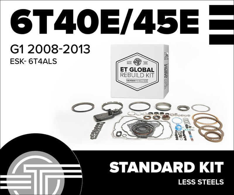 6T40/45E G1 - GM - 2008-2013 -  STANDARD KIT LESS STEELS